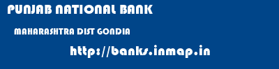 PUNJAB NATIONAL BANK  MAHARASHTRA DIST GONDIA    banks information 